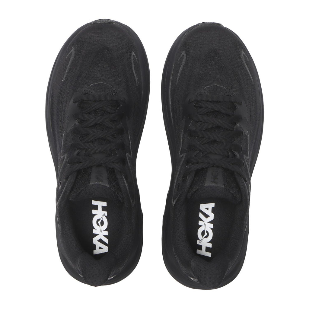 1162030-BWHT Hoka Clifton 10 Black Black (Men's)