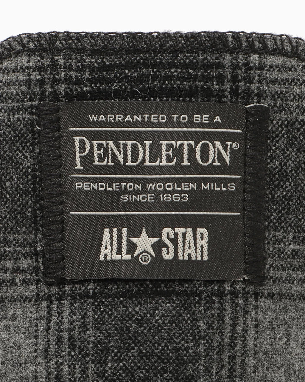 31314750 Pendleton Converse All Star Aged Hi Black Grey (Men's)