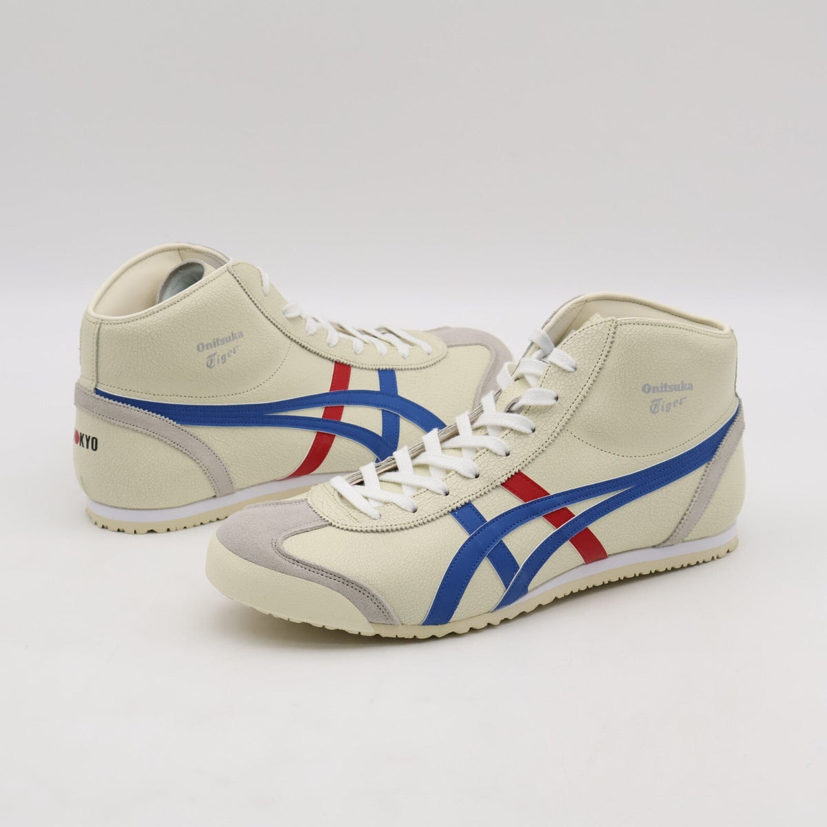 1183B577-102 Onitsuka Tiger Mexico Mid Runner White Blue (Men's)