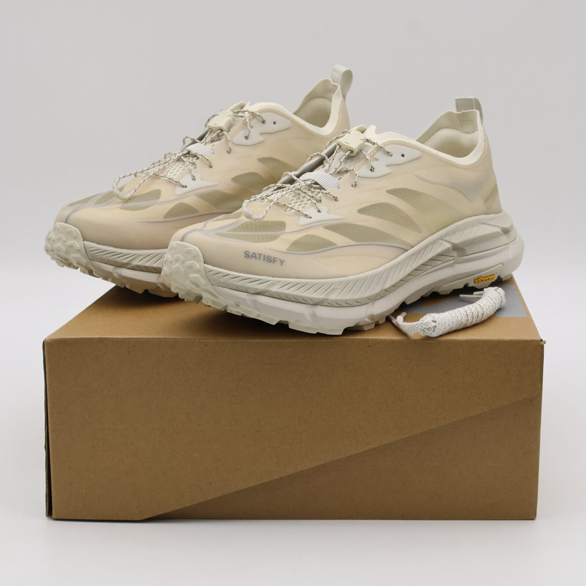 1157050-BONE Satisfy Hoka Mafate Speed 4 Lite Bone (Men's)