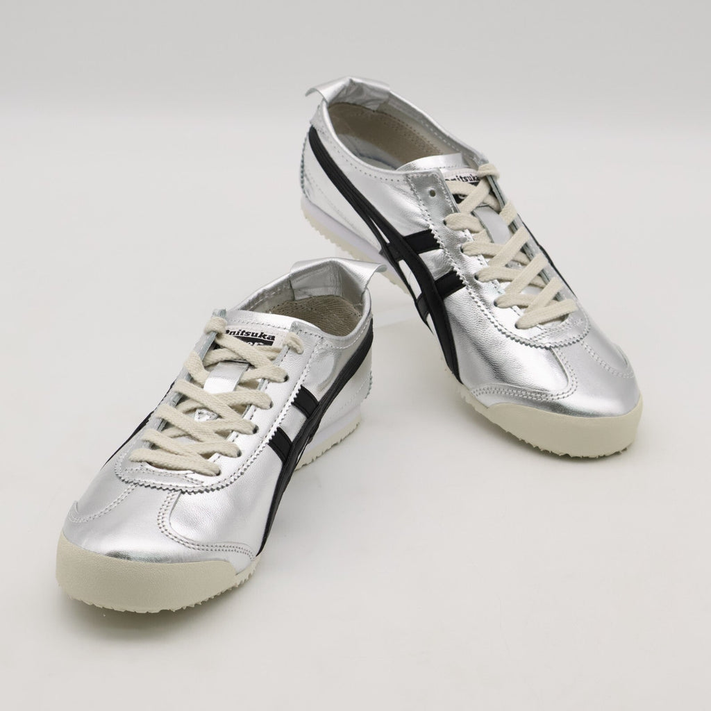 1183B566-020 Onitsuka Tiger Mexico 66 Pure Silver Black (Men's)