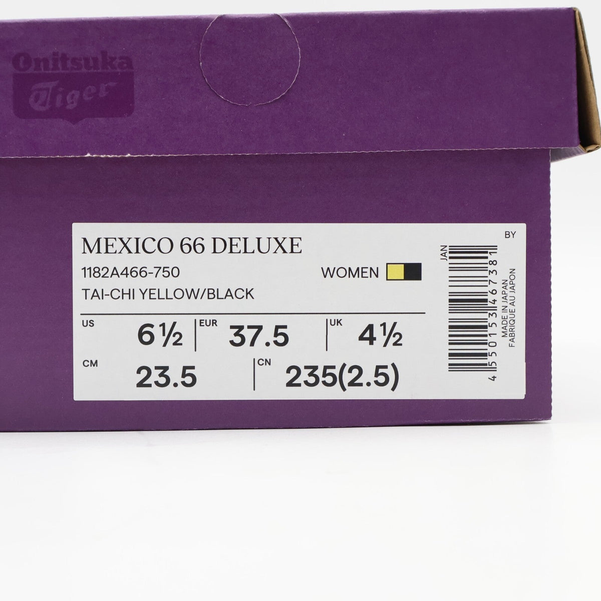 1182A466-750 Onitsuka Tiger NIPPON MADE Mexico 66 Deluxe Tai-Chi Yello (Women's