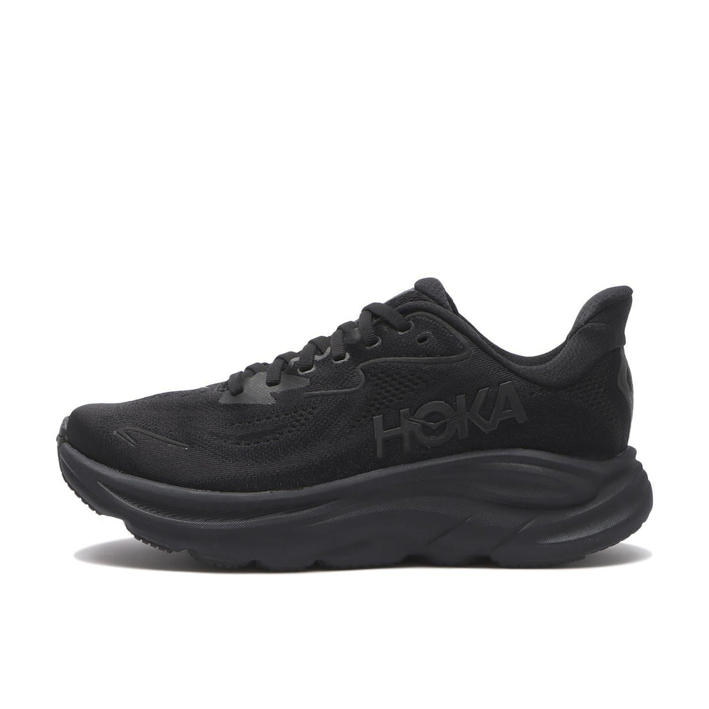 1162030-BWHT Hoka Clifton 10 Black Black (Men's)