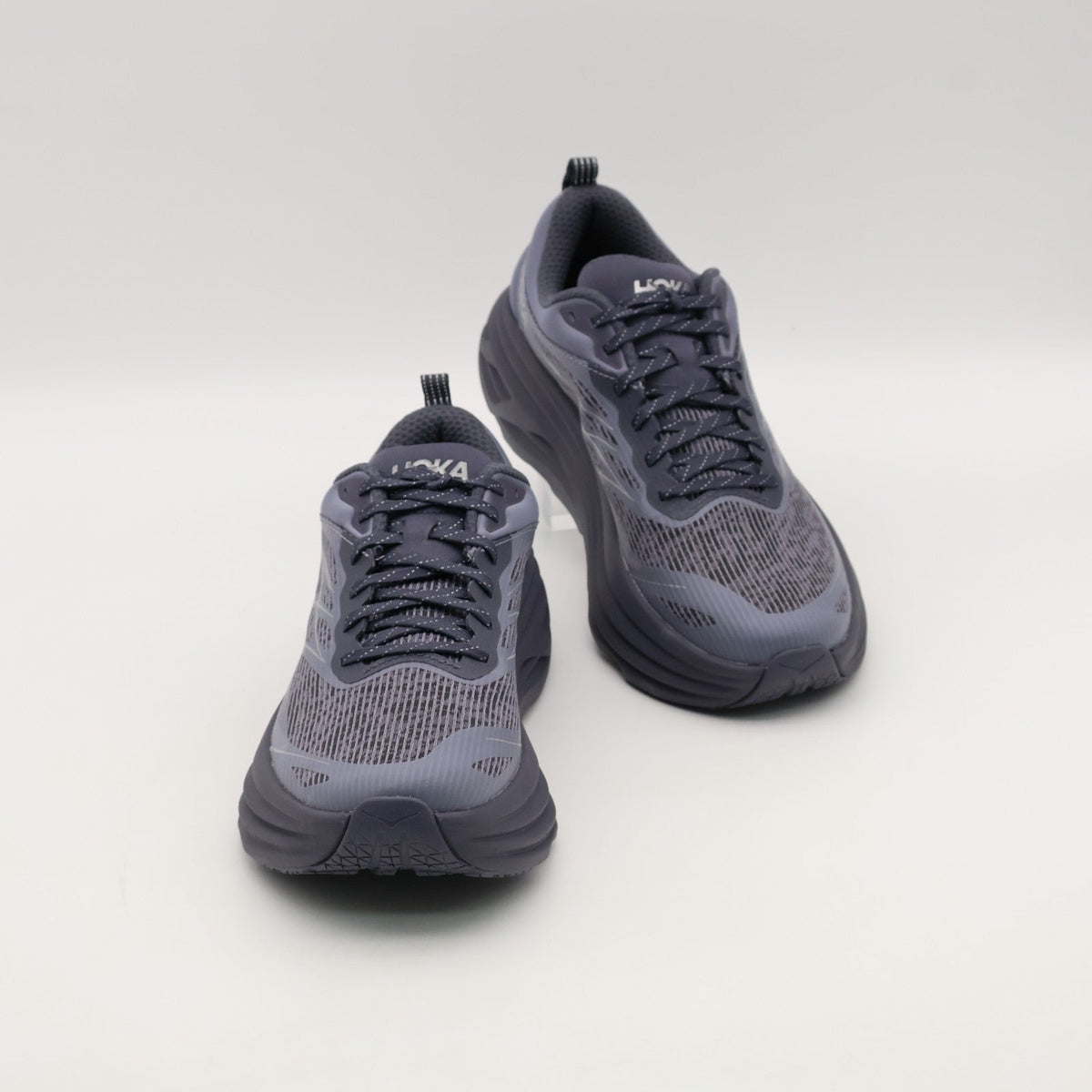 1155391-CYG Hoka Bondi 8 TS Caged Charcoal Grey Gray Skies (Men's)