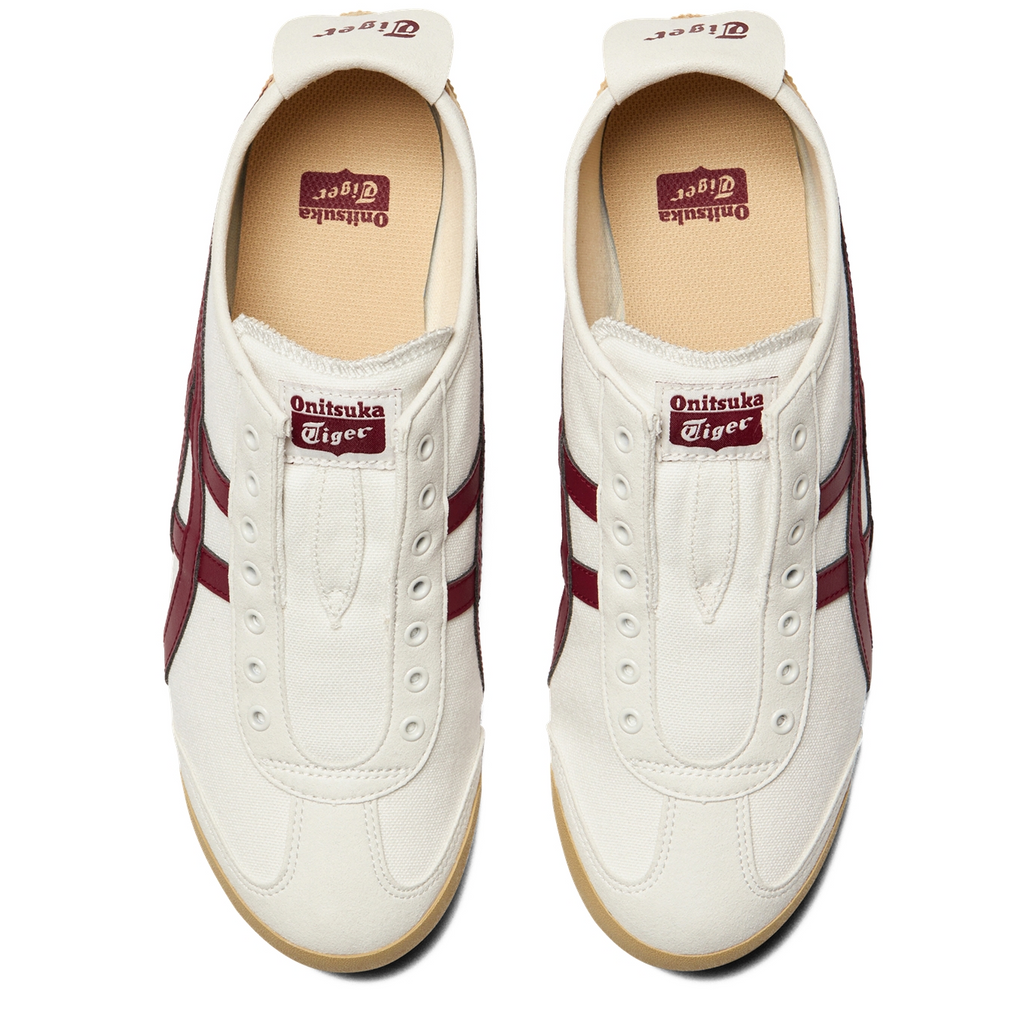 1183A360-131 Onitsuka Tiger Mexico 66 Slip-On Off WhiteBeet Juice (Men's)