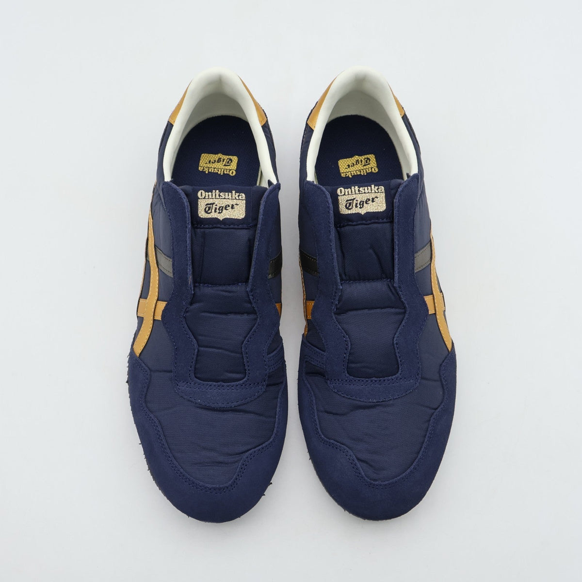1183C615-400 Onitsuka Tiger Serrano Slip-On Midnight/Pure Gold (Men's)