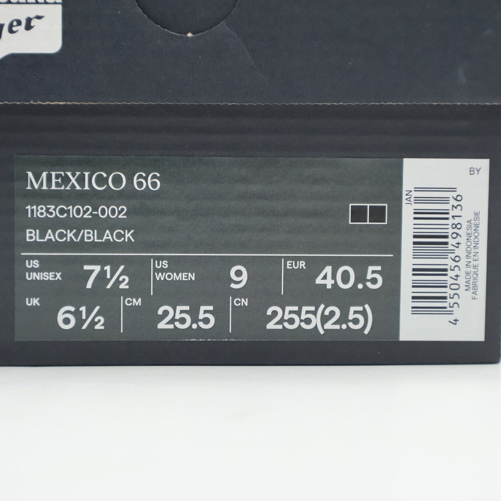 1183C102-002 Onitsuka Tiger Mexico 66 Black Black (Men's)