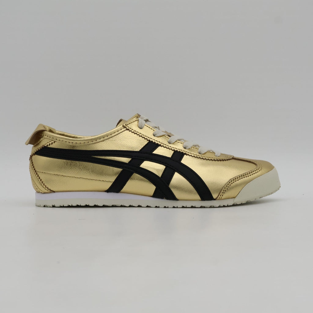 1183B566-200 Onitsuka Tiger Mexico 66 Pure Gold Black (Men's)