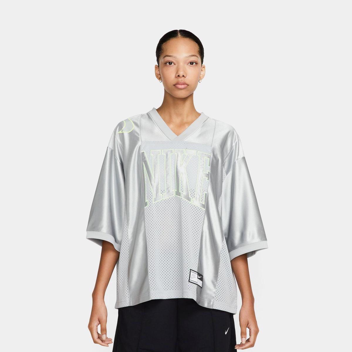NSW Oversized Graphic Womens Jersey (Light Smoke Grey/Barely Volt)