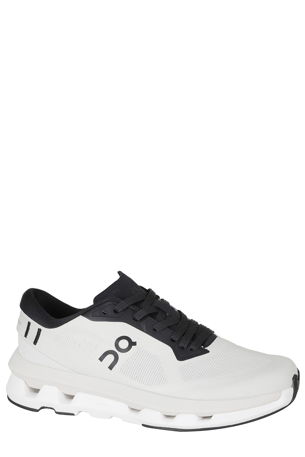 Black And White Cloudzone Mesh Rubber Sole Nylon Sneakers