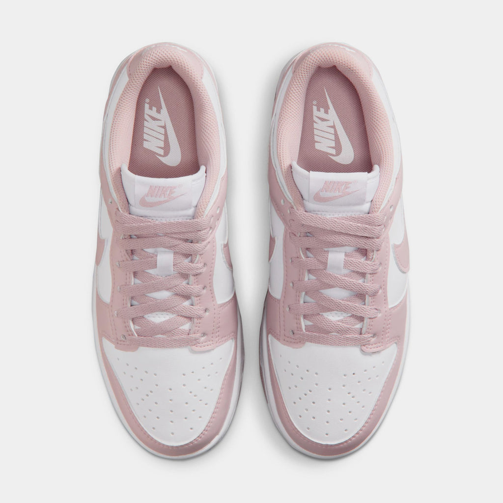 Dunk Low Womens Lifestyle Shoes (White/White/Particle Rose)