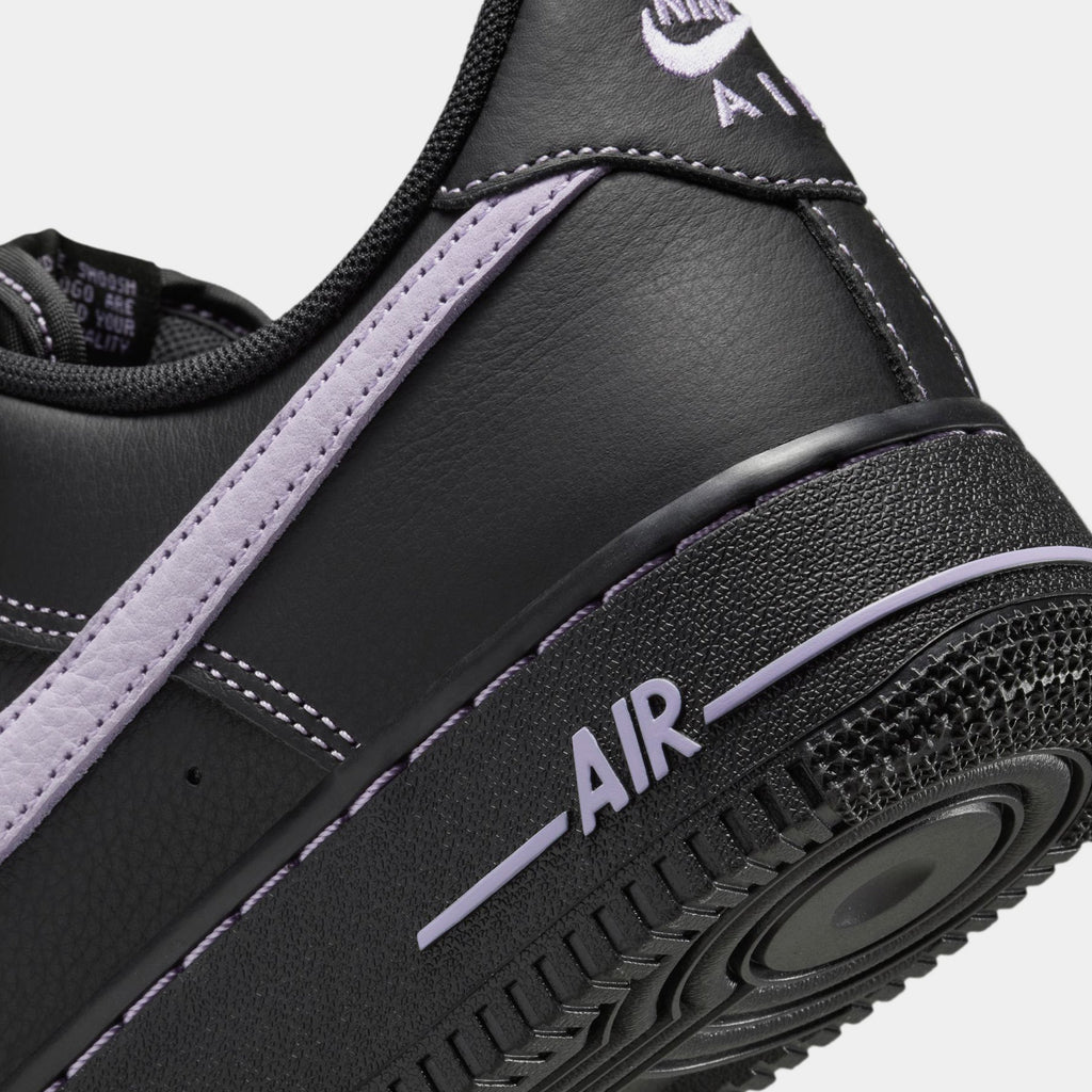 Air Force 1 '07 LV8 Mens Lifestyle Shoes (Black/Hydrangeas)