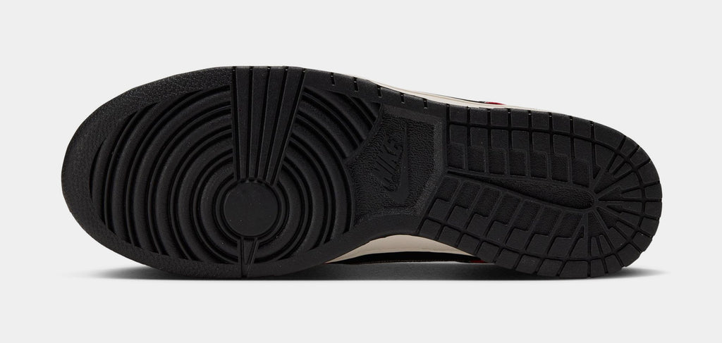 Dunk Low Mens Lifestyle Shoes (Black/Sail/University Red)