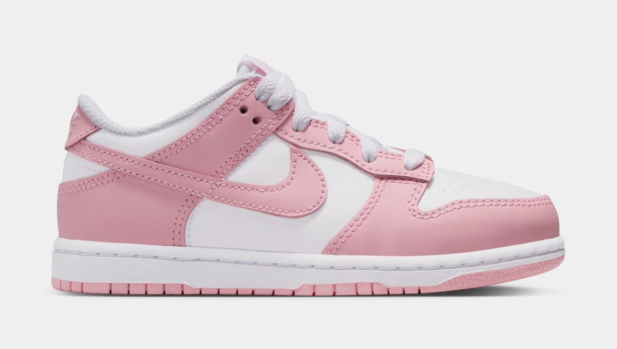 Dunk Low Preschool Lifestyle Shoes (Laser Fuchsia/White/Laser Fuchsia)