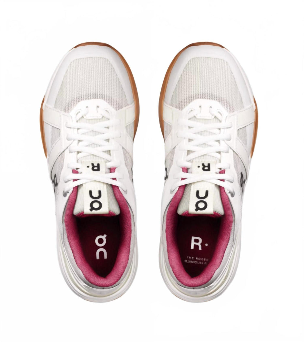 Women's Roger Clubhouse Pro Running Shoes In Ivory Grenadine