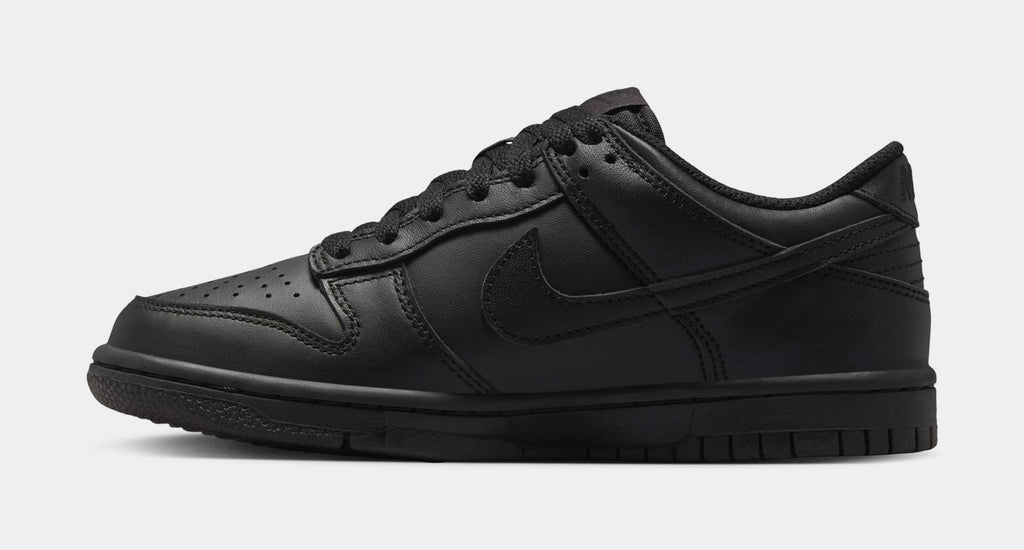 Dunk Low Grade School Lifestyle Shoes (Black/Black/Black)