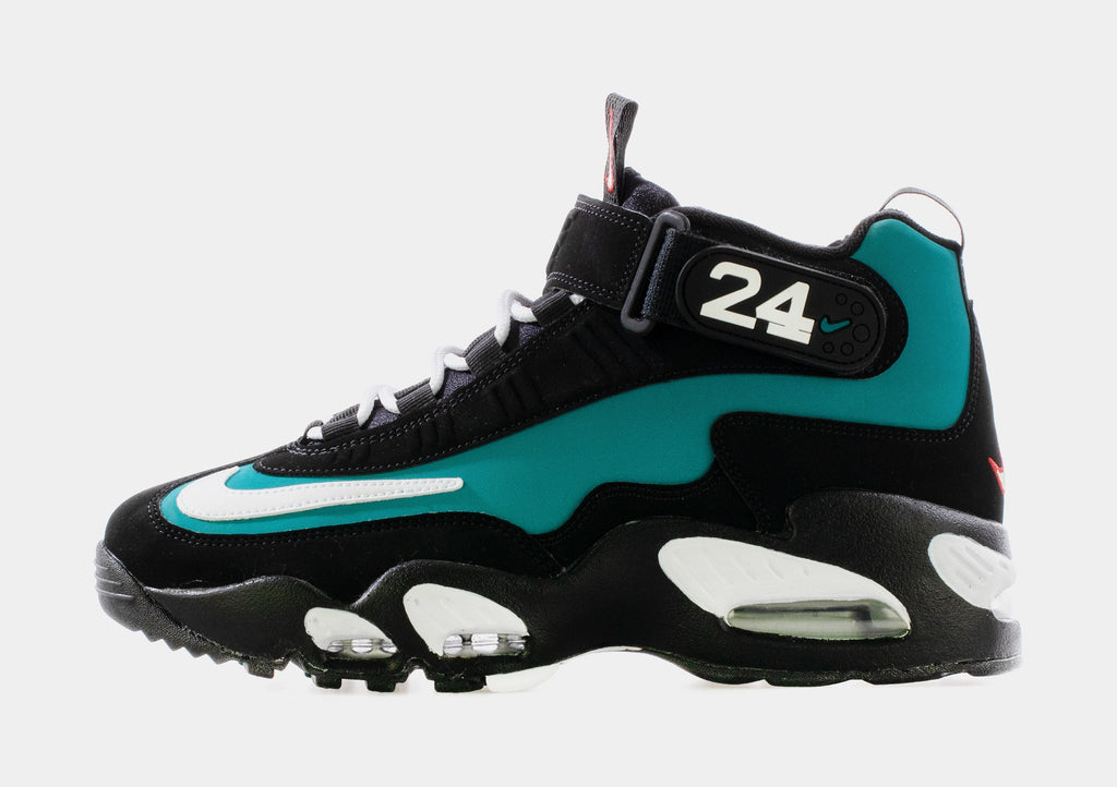 Air Griffey Max 1 Black And Freshwater Mens Basketball Shoes (Black/Freshwater/White/Varsity Red)
