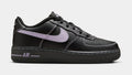 Air Force 1 LV8 Grade School Basketball Shoes (Black/Hydrangeas)
