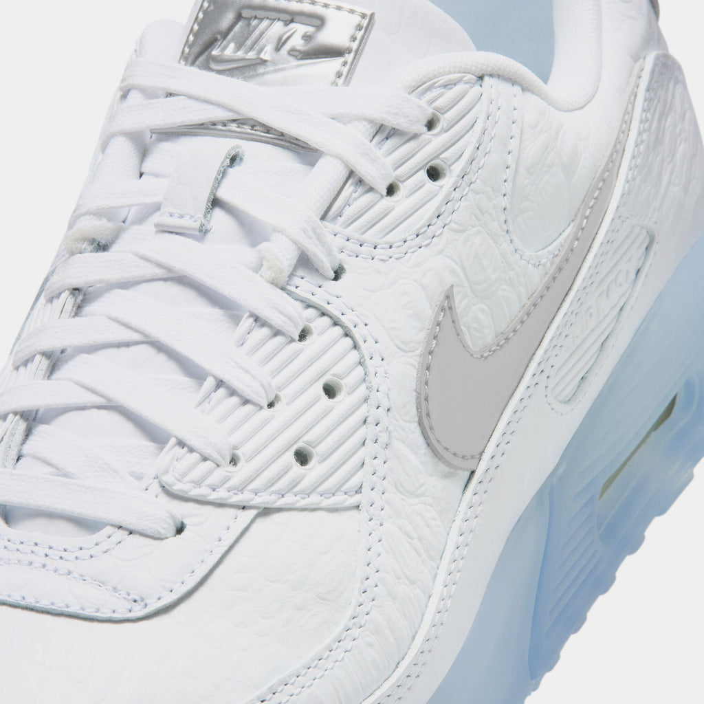 Air Max Terrascape 90 Mens Running Shoes (White/Chrome/Blue Tint/Pure Platinum)