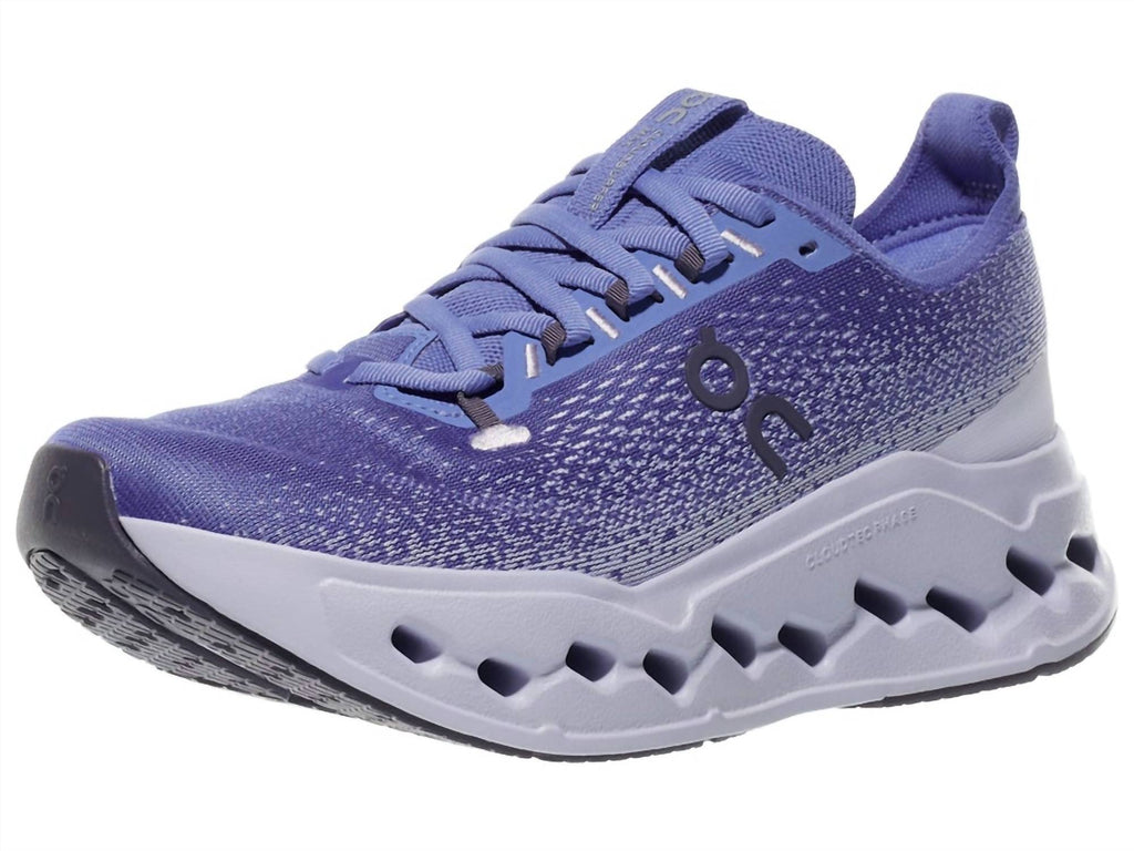Women's Cloudsurfer Max Running Shoes In Sallor/ Thistle