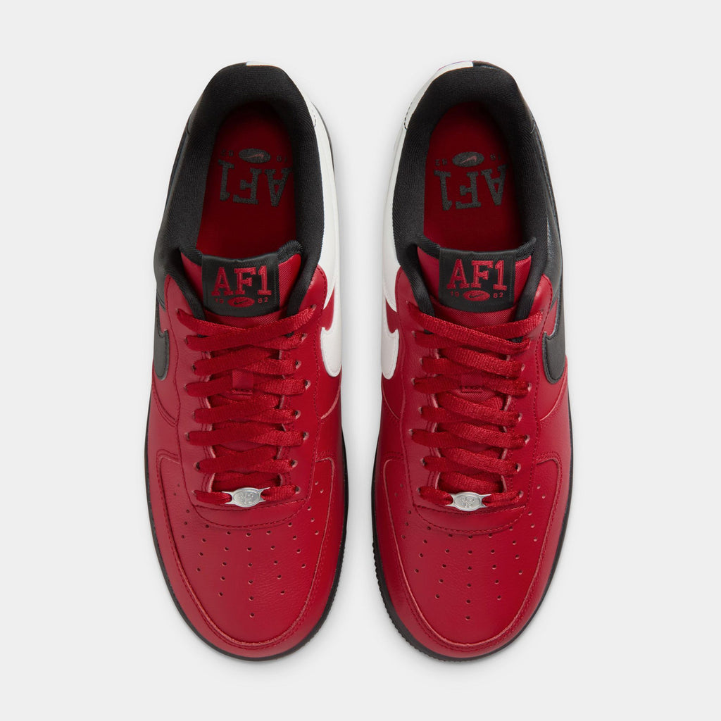 Air Force 1 '07 LV8 Mens Lifestyle Shoes (Gym Red/Black/Summit White)