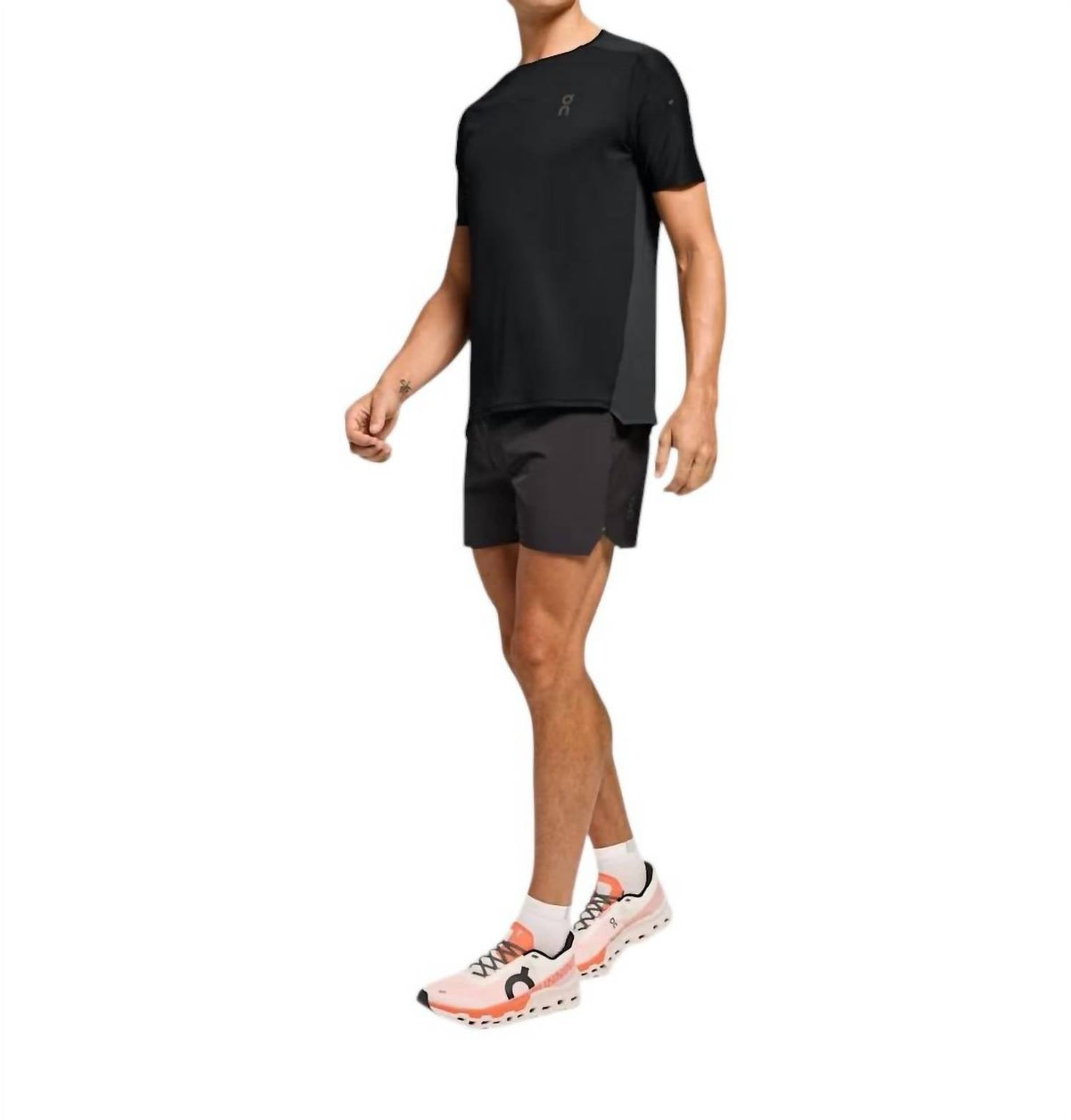 Short Sleeve Performance Tee In Black|Eclipse
