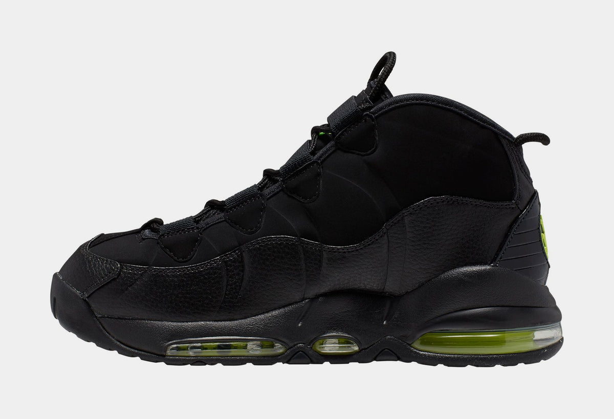 Air Max Uptempo 95 Black Volt  Mens Basketball Shoes (Black/Volt)