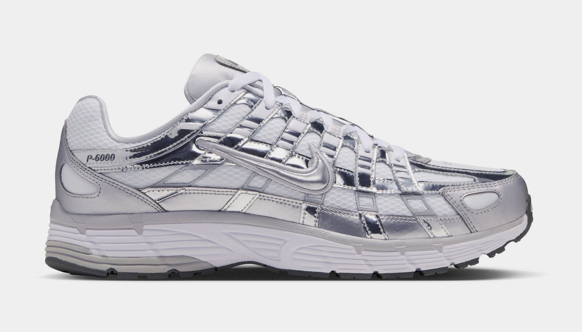 P-6000 Mens Running Shoes (White/Grey Fog/Iron Grey/Metallic Silver)