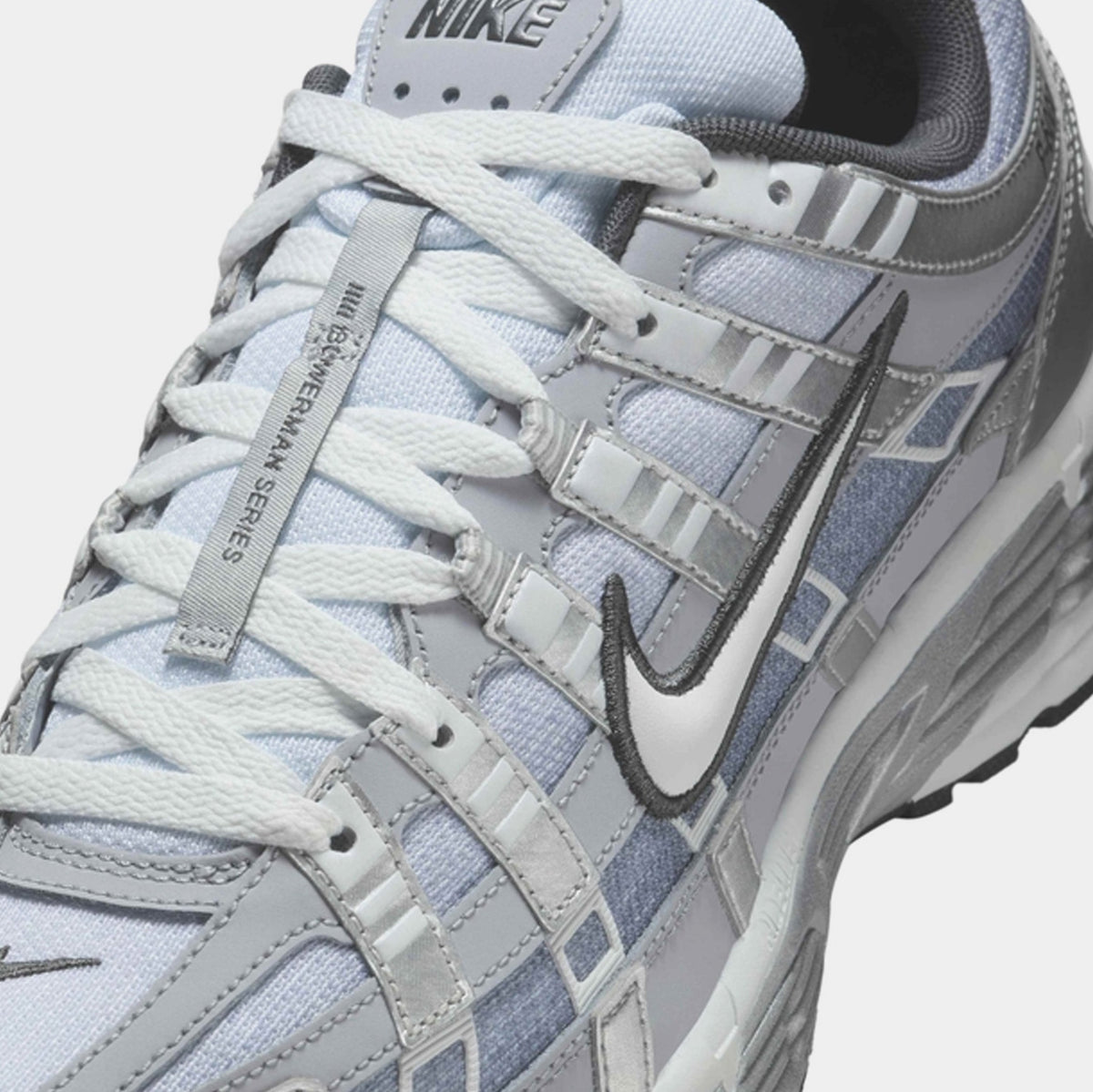 P-6000 Mens Running Shoes (Metallic Silver/Summit White-Wolf Grey)