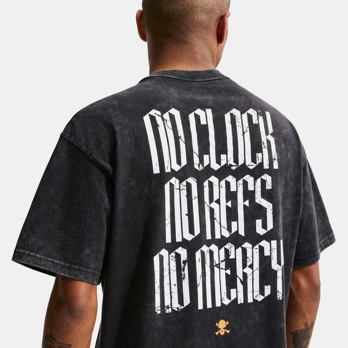 Mad 90 Pack Max 90 No Mercy Mens Short Sleeve Shirt (Black/Bright Citrus)