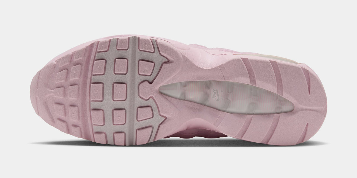Air Max 95 Big Bubble Chrome Pink Foam Womens Running Shoes (Pink Foam/Pearl Pink/Metallic Silver)