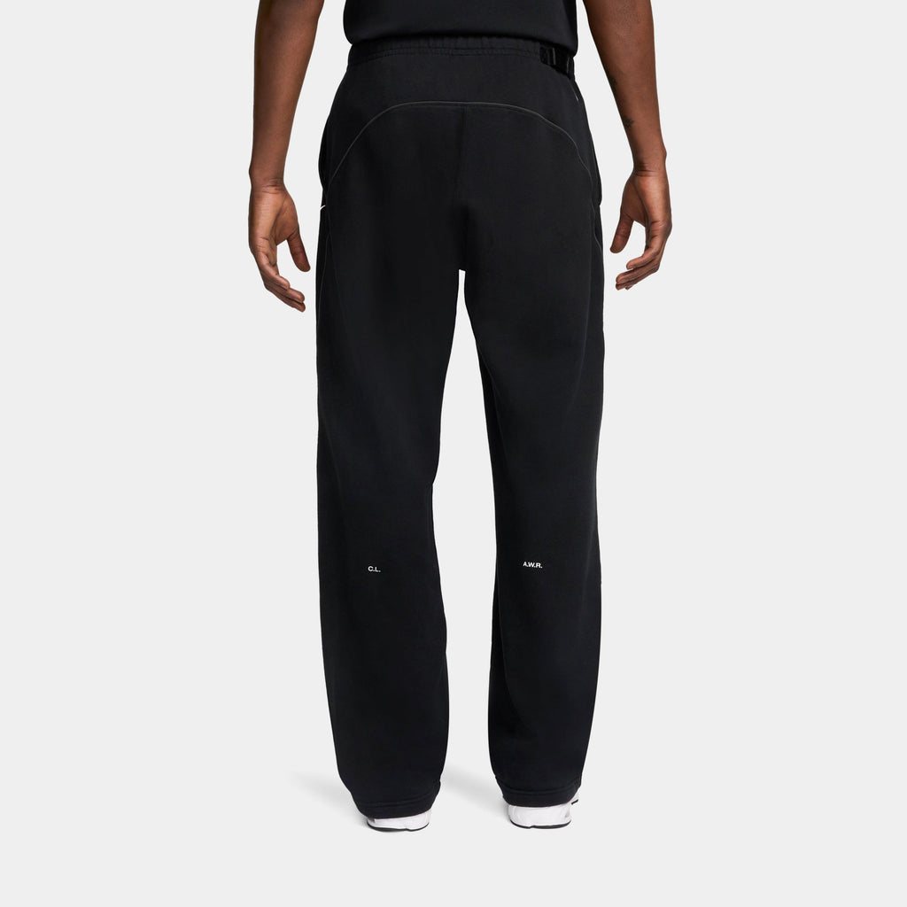 Nocta Fleece CS Open Hem Mens Sweatpants (Black/Black/White)