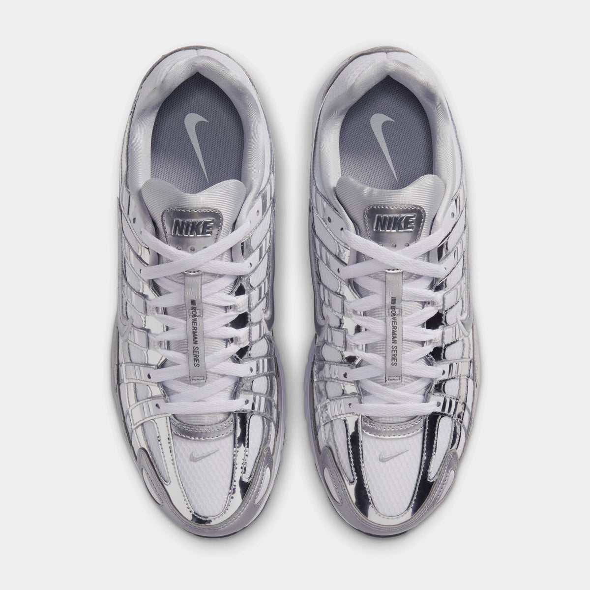 P-6000 Mens Running Shoes (White/Grey Fog/Iron Grey/Metallic Silver)