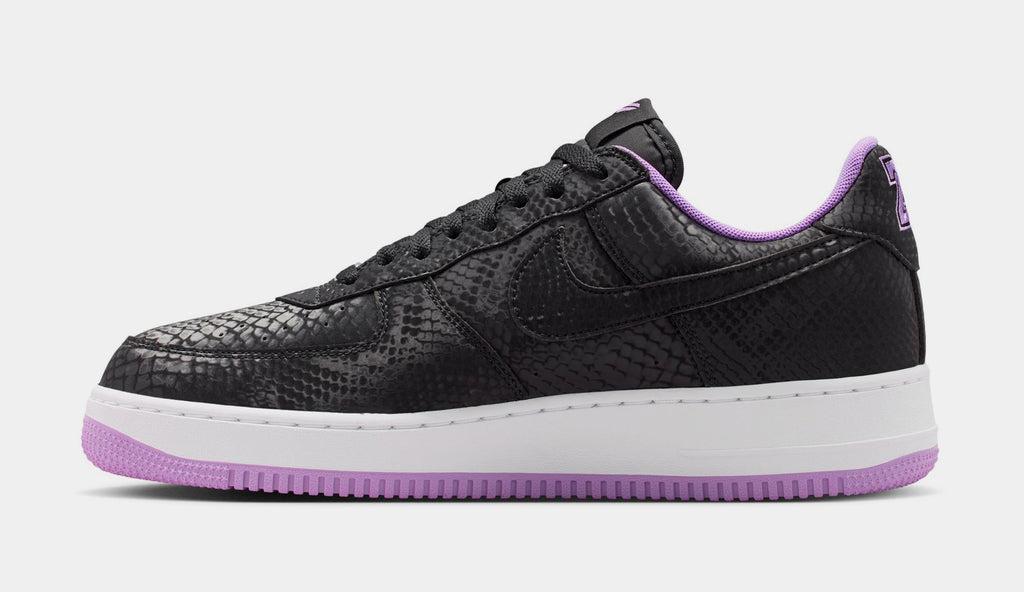 Kobe Air Force 1 Low Mens Basketball Shoes (Black/Purple Stardust/White)