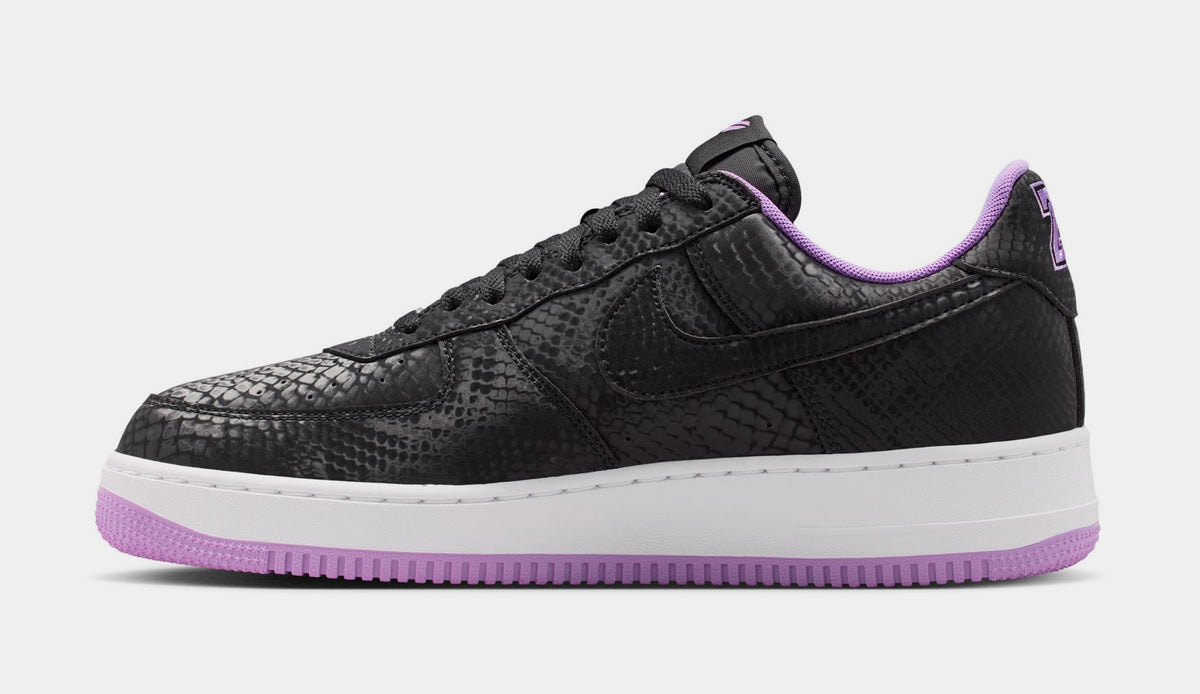 Kobe Air Force 1 Low Mens Basketball Shoes (Black/Purple Stardust/White)