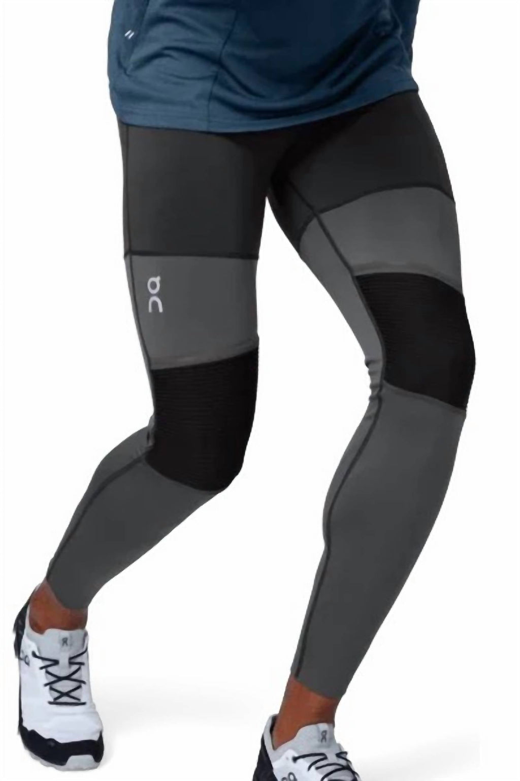 Long Athletic Tights In Black|Shadow