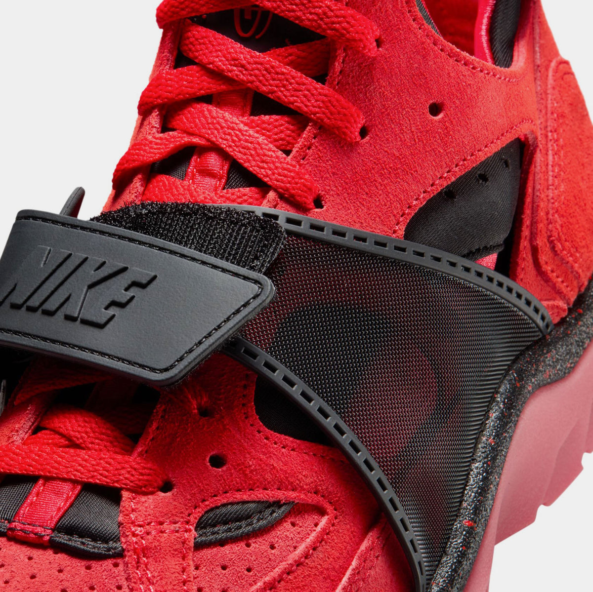 Air Trainer Huarache Mens Basketball Shoes (Challenge Red/Black/Challenge Red)