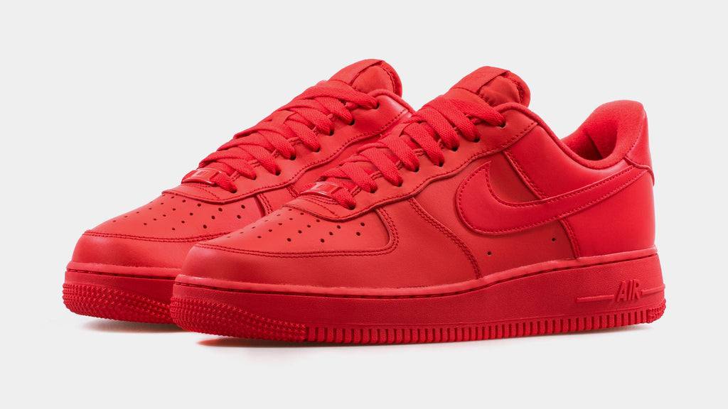 Air Force 1 07 LV8 Mens Lifestyle Shoes (University Red/Black)