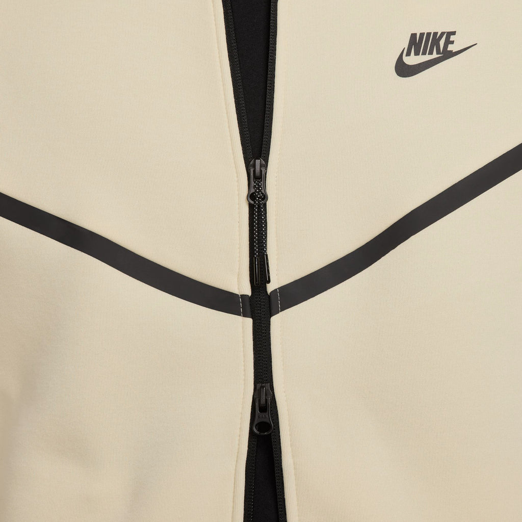 Tech Fleece Windrunner Full Zip Mens Jacket (Light Khaki/Black)