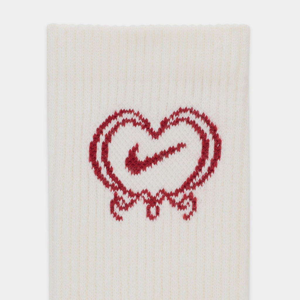 Everyday Plus Cushioned Crew Mens Socks (Sail/Team Crimson)