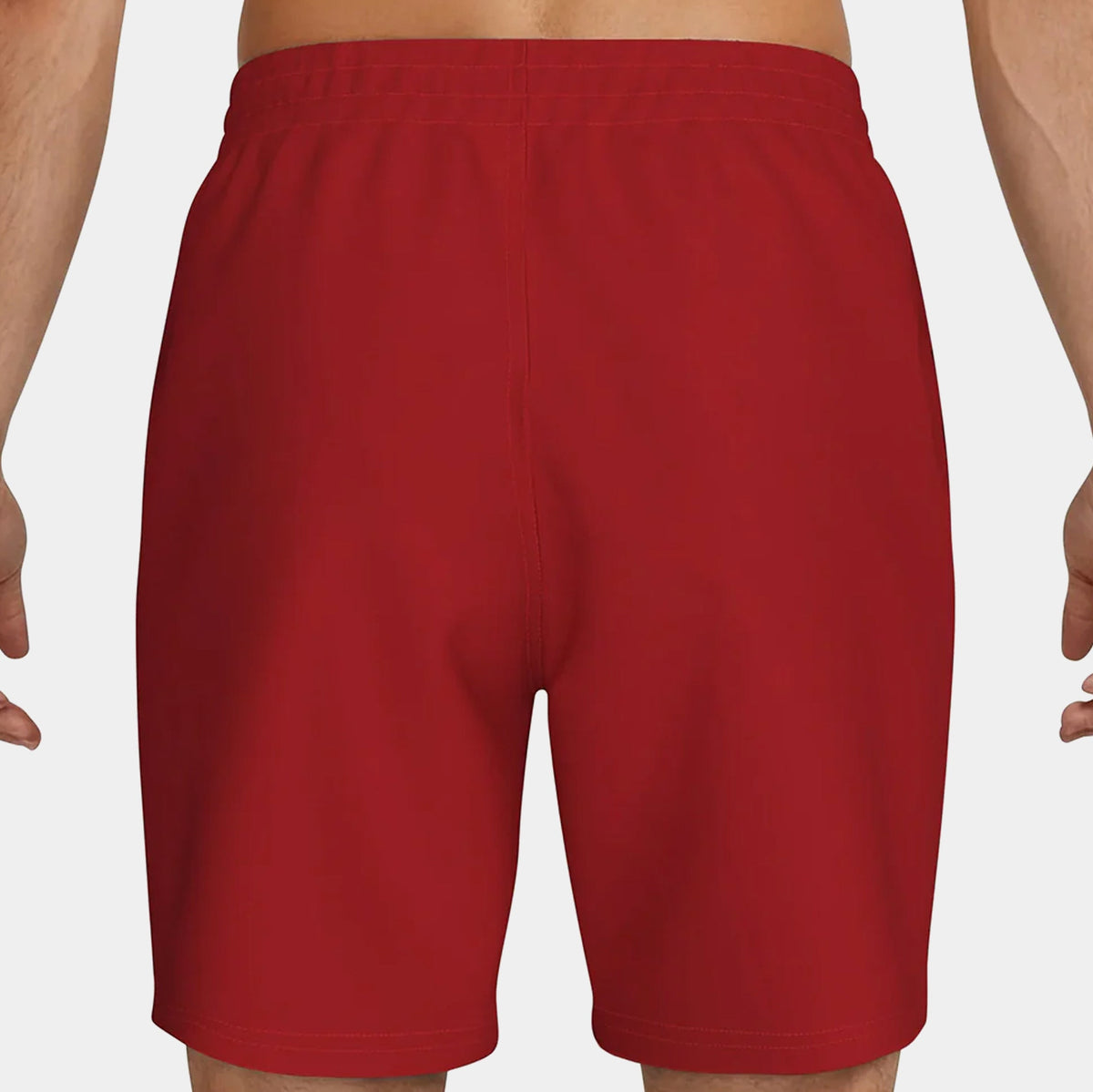 Swim Breaker 7" Volley Mens Shorts (Red/Grey)