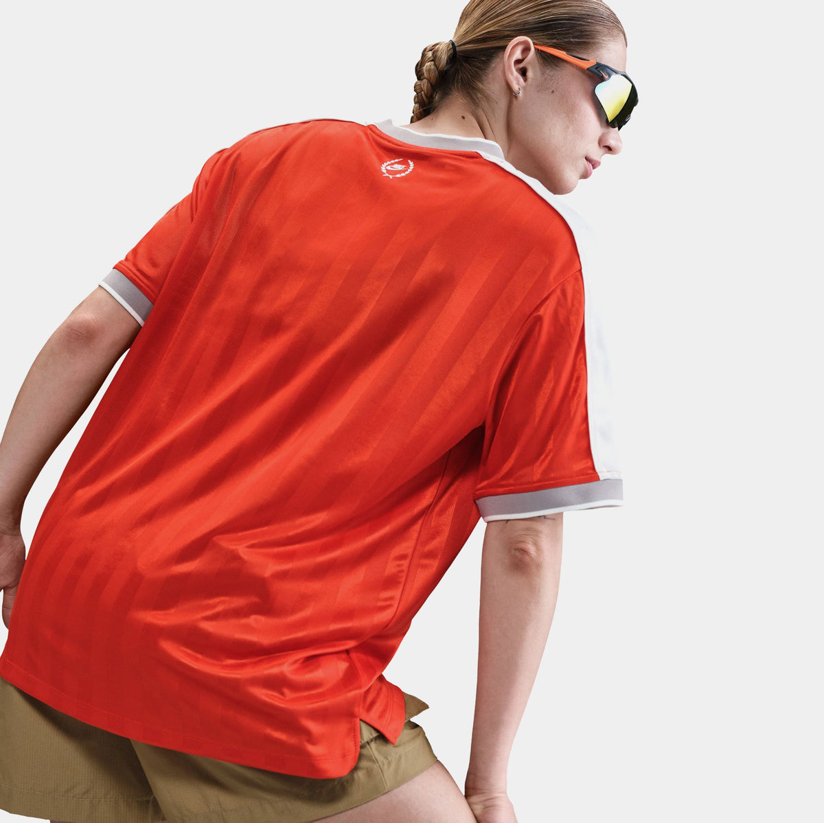 NSW V Neck Top Womens Jersey (Picante Red/Sail/Midnight Navy/Sail)