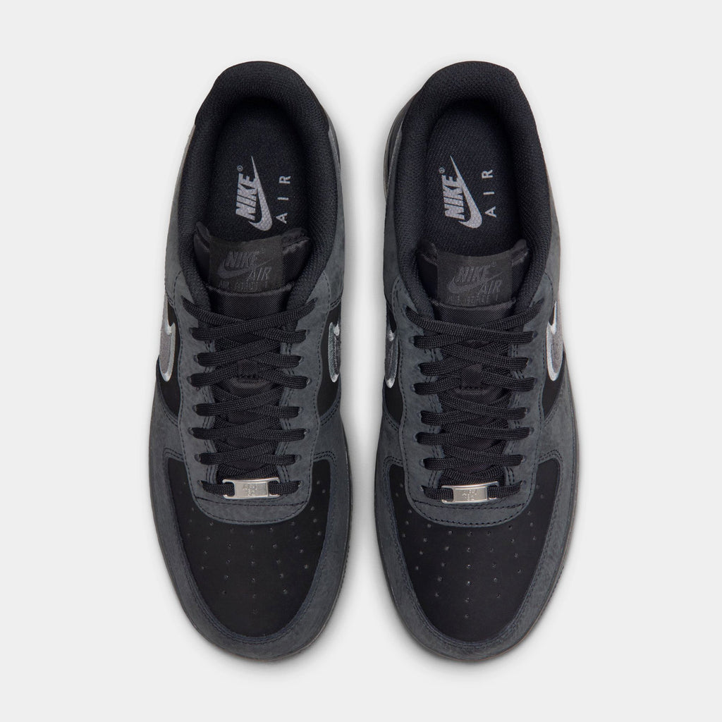 Air Force 1 Low Mens Lifestyle Shoes (Black/Smoke Grey/Dark Smoke Grey)