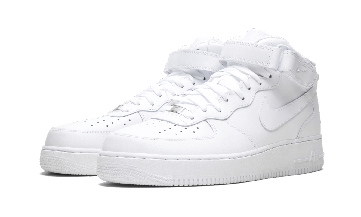 Air Force 1 Mid 07 "White on White" 315123 111
