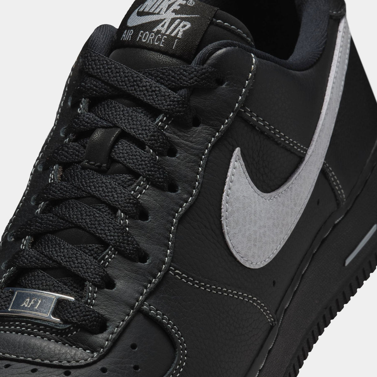Air Force 1 07 Mens Lifestyle Shoes (Black/Wolf Grey/Black/Black)