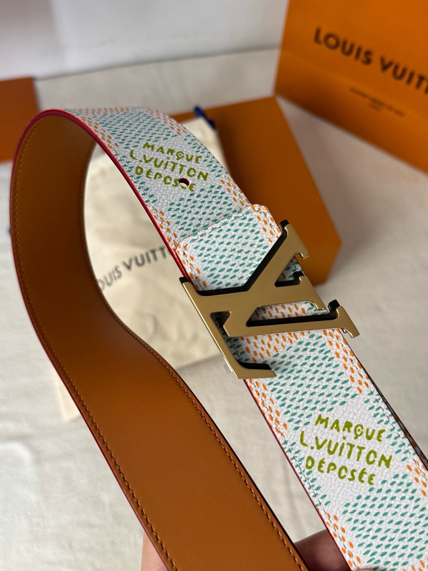 BL243 LV Initiales 40mm Belt