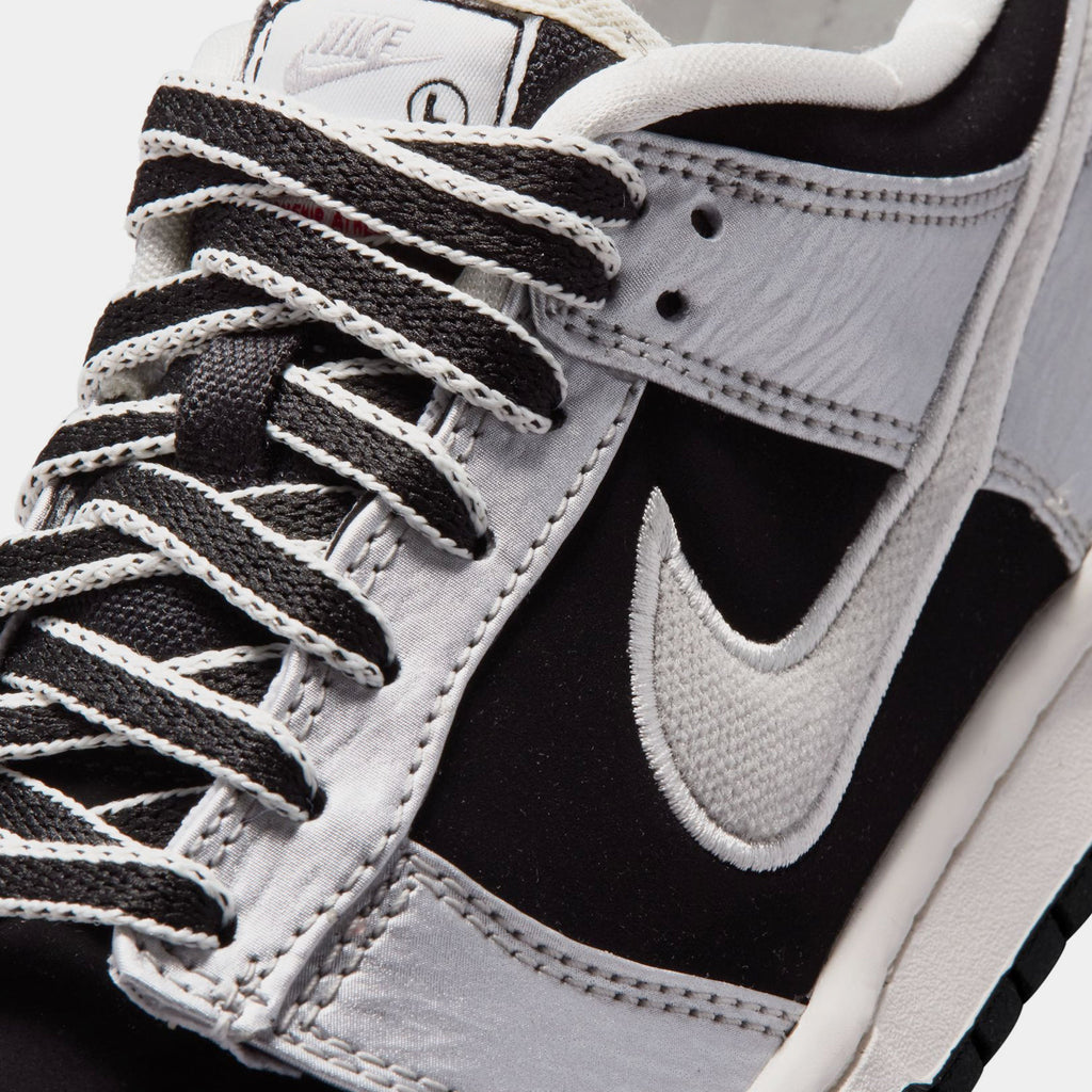Dunk Low LV8 Grade School Lifestyle Shoes (Metallic Silver/Black)