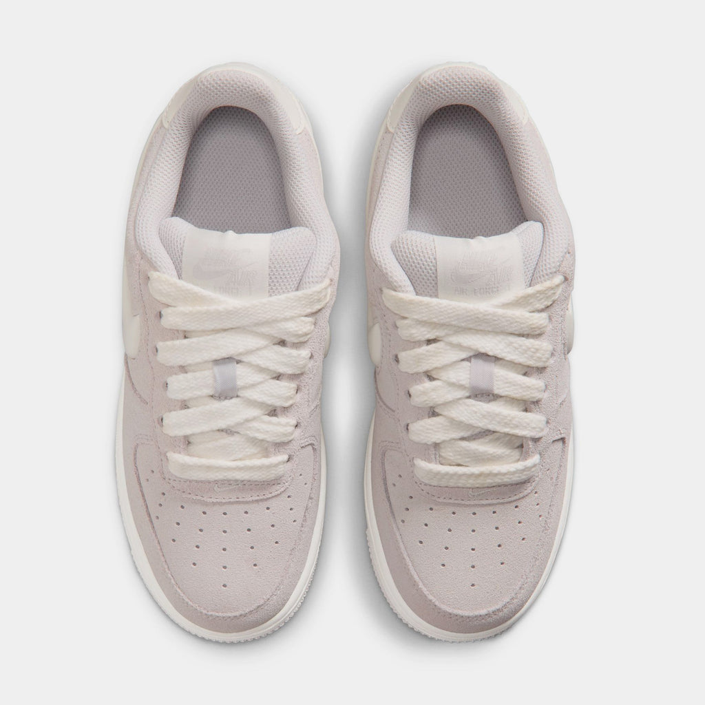 Air Force 1 LV8 Grade School Lifestyle Shoes (Vast Grey/Sail)