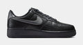 Air Force 1 Low Triple Black Croc Mens Lifestyle Shoes (Black/Metallic Dark Grey)