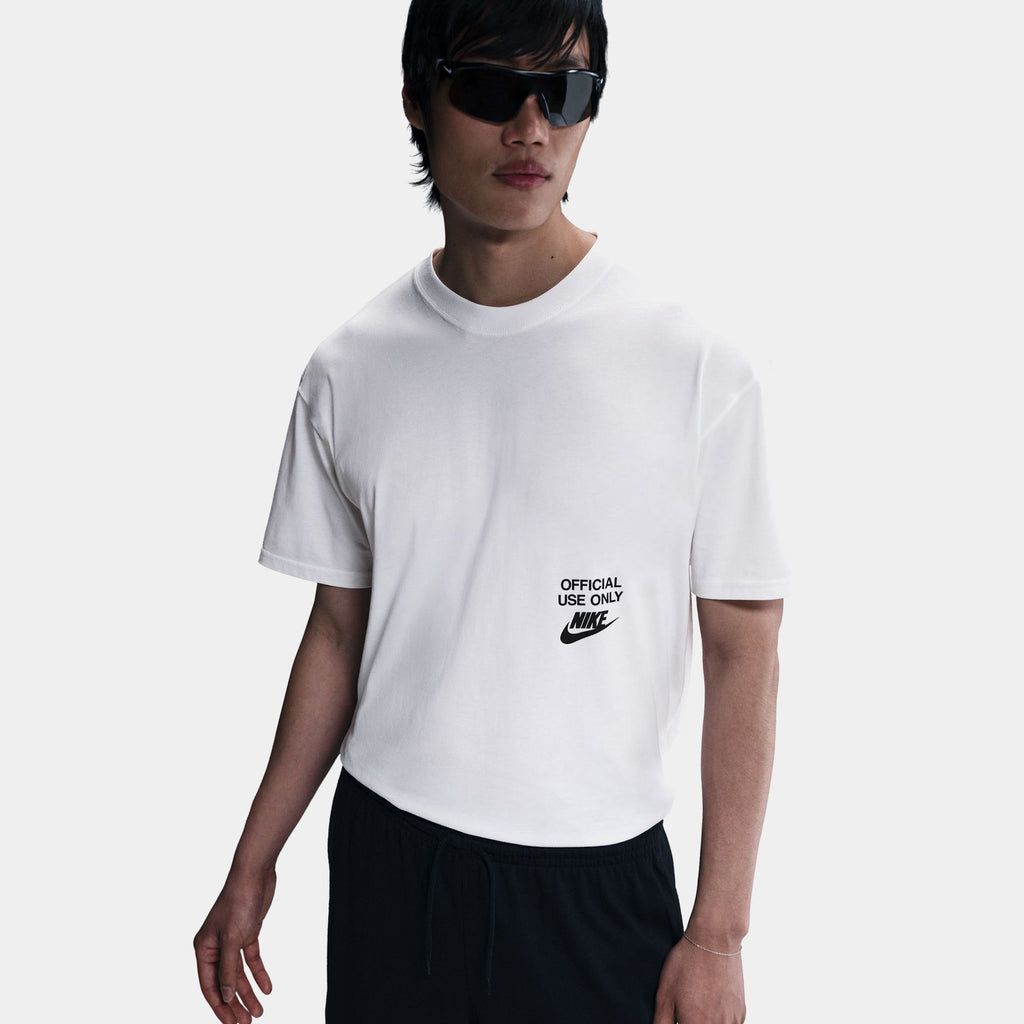 NSW Max 90 Remix Mens Short Sleeve Shirt (White/Black)